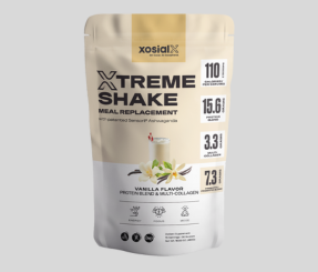 Vanilla EXTREME SHAKE w/Sensoril® Ashwagandha PROTEIN & MULTI-COLLAGEN (15 servings, 2 scoops per serving, VAT Included)